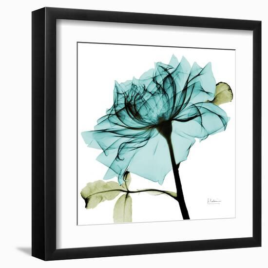 Teal Rose-Albert Koetsier-Framed Art Print