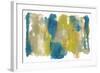 Teal & Scribbles II-Joyce Combs-Framed Art Print