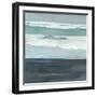 Teal Sea I-Rob Delamater-Framed Art Print