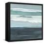 Teal Sea I-Rob Delamater-Framed Stretched Canvas