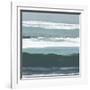 Teal Sea II-Rob Delamater-Framed Art Print