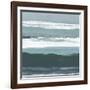 Teal Sea II-Rob Delamater-Framed Art Print