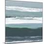 Teal Sea II-Rob Delamater-Mounted Art Print