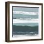 Teal Sea II-Rob Delamater-Framed Art Print