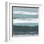 Teal Sea II-Rob Delamater-Framed Art Print