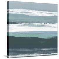 Teal Sea II-Rob Delamater-Stretched Canvas