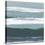 Teal Sea II-Rob Delamater-Stretched Canvas