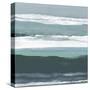 Teal Sea II-Rob Delamater-Stretched Canvas