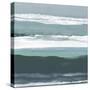 Teal Sea II-Rob Delamater-Stretched Canvas