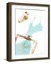 Teal Splash-Amanda Greenwood-Framed Art Print