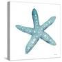Teal Starfish-Patti Bishop-Stretched Canvas