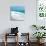 Teal Surf I-Nicholas Biscardi-Premium Giclee Print displayed on a wall