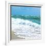 Teal Surf I-Nicholas Biscardi-Framed Premium Giclee Print