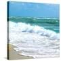 Teal Surf I-Nicholas Biscardi-Stretched Canvas