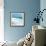 Teal Surf I-Nicholas Biscardi-Framed Premium Giclee Print displayed on a wall