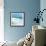 Teal Surf I-Nicholas Biscardi-Framed Premium Giclee Print displayed on a wall