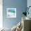 Teal Surf I-Nicholas Biscardi-Framed Premium Giclee Print displayed on a wall