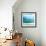 Teal Surf II-Nicholas Biscardi-Framed Premium Giclee Print displayed on a wall