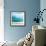 Teal Surf II-Nicholas Biscardi-Framed Premium Giclee Print displayed on a wall