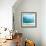 Teal Surf II-Nicholas Biscardi-Framed Premium Giclee Print displayed on a wall