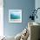 Teal Surf II-Nicholas Biscardi-Framed Premium Giclee Print displayed on a wall