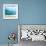 Teal Surf II-Nicholas Biscardi-Framed Premium Giclee Print displayed on a wall