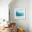 Teal Surf II-Nicholas Biscardi-Framed Premium Giclee Print displayed on a wall