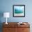 Teal Surf II-Nicholas Biscardi-Framed Art Print displayed on a wall