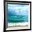 Teal Surf II-Nicholas Biscardi-Framed Art Print