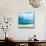 Teal Surf II-Nicholas Biscardi-Mounted Art Print displayed on a wall