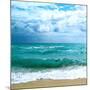 Teal Surf II-Nicholas Biscardi-Mounted Art Print