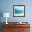 Teal Surf II-Nicholas Biscardi-Framed Art Print displayed on a wall