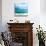 Teal Surf II-Nicholas Biscardi-Stretched Canvas displayed on a wall