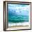 Teal Surf II-Nicholas Biscardi-Framed Art Print