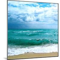 Teal Surf II-Nicholas Biscardi-Mounted Art Print