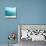 Teal Surf II-Nicholas Biscardi-Mounted Art Print displayed on a wall