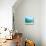 Teal Surf II-Nicholas Biscardi-Art Print displayed on a wall