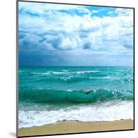 Teal Surf II-Nicholas Biscardi-Mounted Art Print