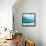 Teal Surf II-Nicholas Biscardi-Framed Stretched Canvas displayed on a wall