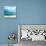 Teal Surf II-Nicholas Biscardi-Stretched Canvas displayed on a wall