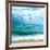 Teal Surf II-Nicholas Biscardi-Framed Art Print