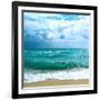 Teal Surf II-Nicholas Biscardi-Framed Art Print