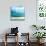 Teal Surf II-Nicholas Biscardi-Mounted Art Print displayed on a wall