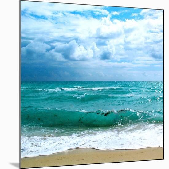 Teal Surf II-Nicholas Biscardi-Mounted Art Print