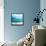 Teal Surf II-Nicholas Biscardi-Framed Stretched Canvas displayed on a wall