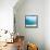 Teal Surf II-Nicholas Biscardi-Framed Stretched Canvas displayed on a wall
