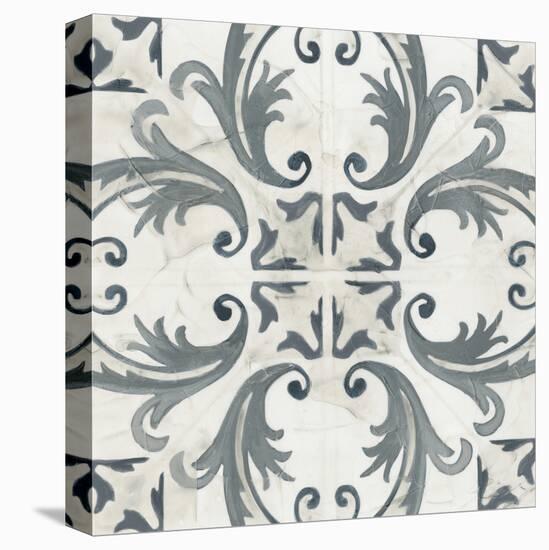 Teal Tile Collection I-June Vess-Stretched Canvas