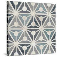 Teal Tile Collection IX-June Vess-Stretched Canvas