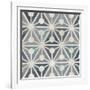 Teal Tile Collection IX-June Vess-Framed Art Print