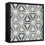 Teal Tile Collection IX-June Vess-Framed Stretched Canvas